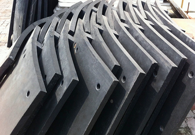 Ultrahögt manganstål Foder Ball Mill Liner